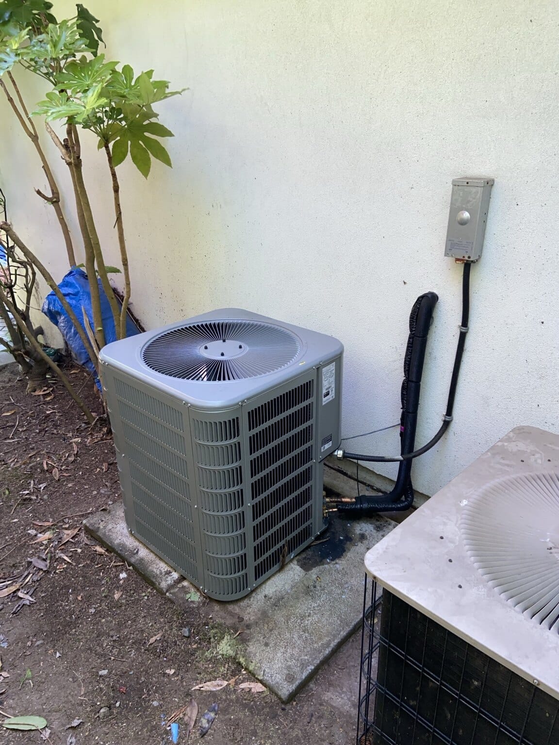 Central heat pump replacement completed by Perfect Choice Heating and Cooling