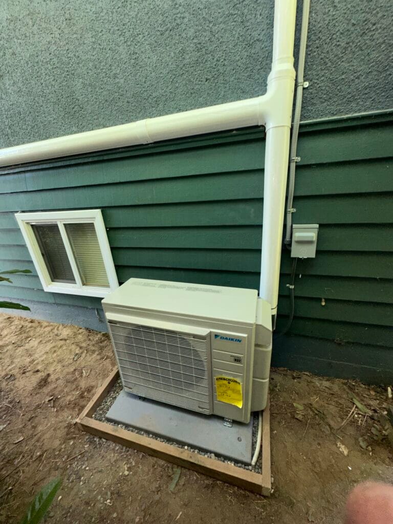 Daikin ductless heat pump installation by Perfect Choice Heating & Cooling in Metro Vancouver, BC