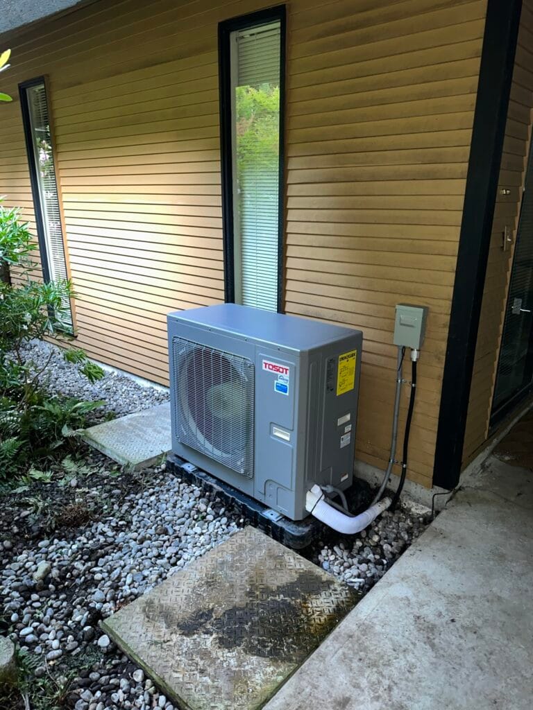 Ductless heat pump installation by Perfect Choice Heating & Cooling in Metro Vancouver, BC