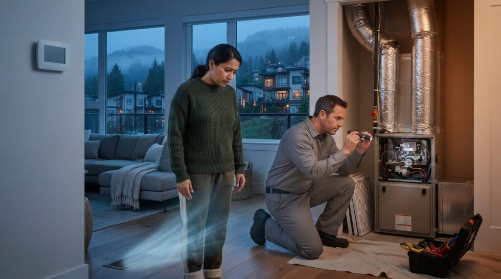Furnace Blowing Cold Air in Port Moody? Troubleshooting and Fixes