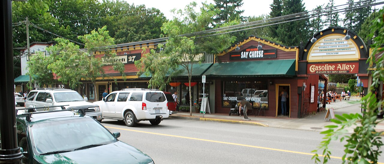 Glover Road in historic Fort Langley