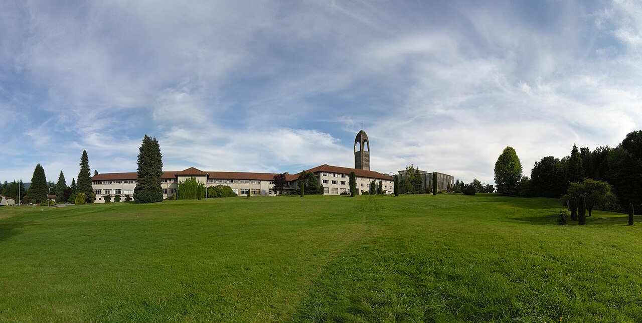Westminster Abbey and its grounds in Mission, British Columbia