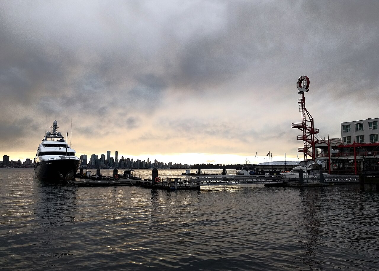 Lonsdale Quay waterfront in North Vancouver