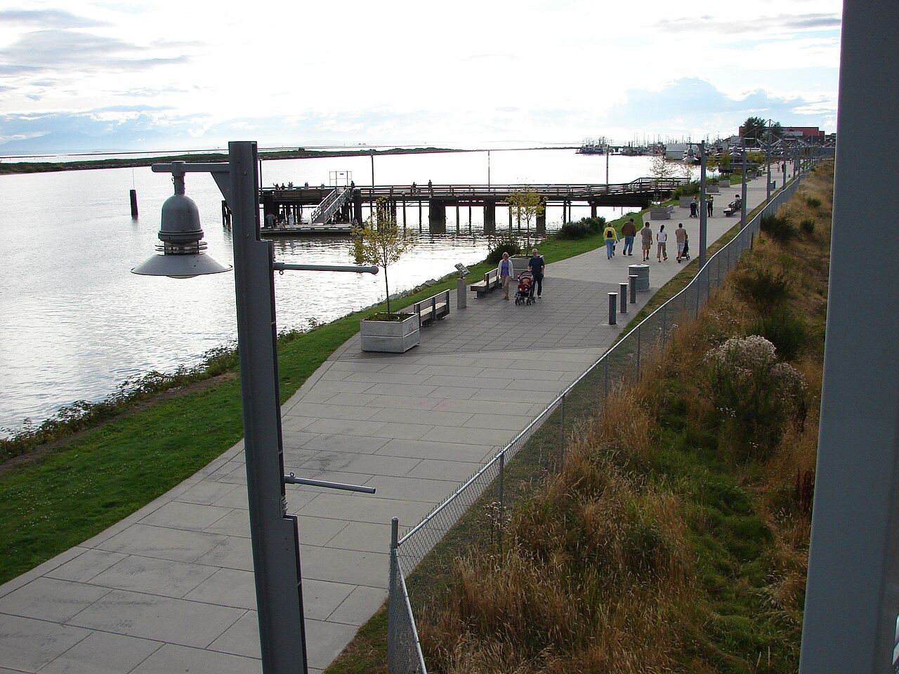 Steveston waterfront in Richmond, British Columbia